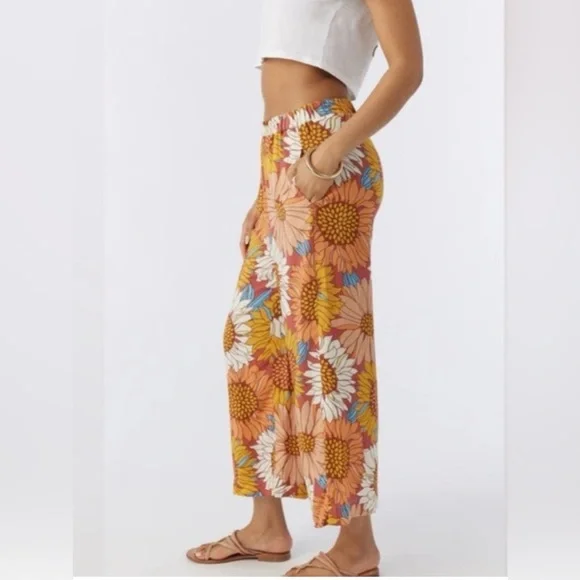 O’neill Averill Crop Sunflower Pants - Picture 2 of 7